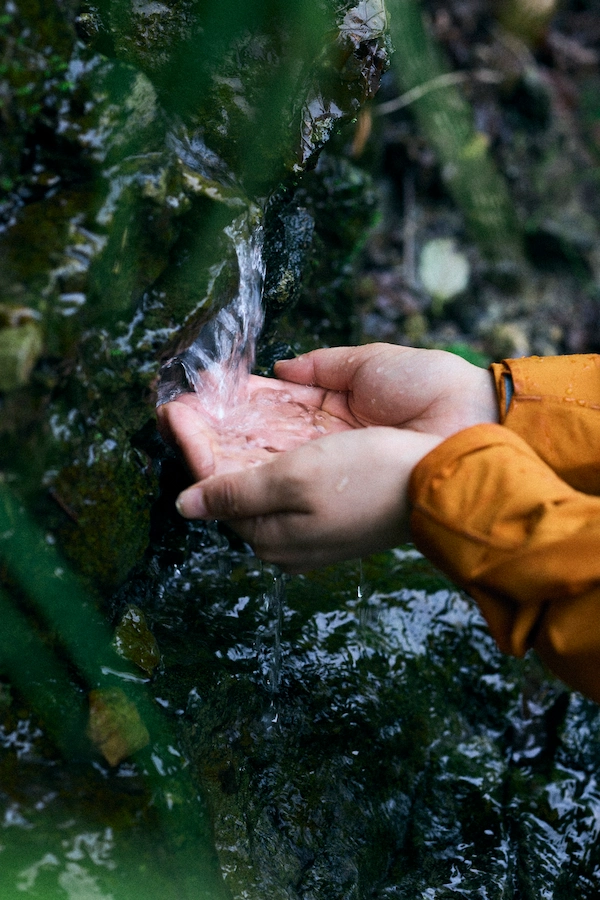 キンキンに冷えた湧水