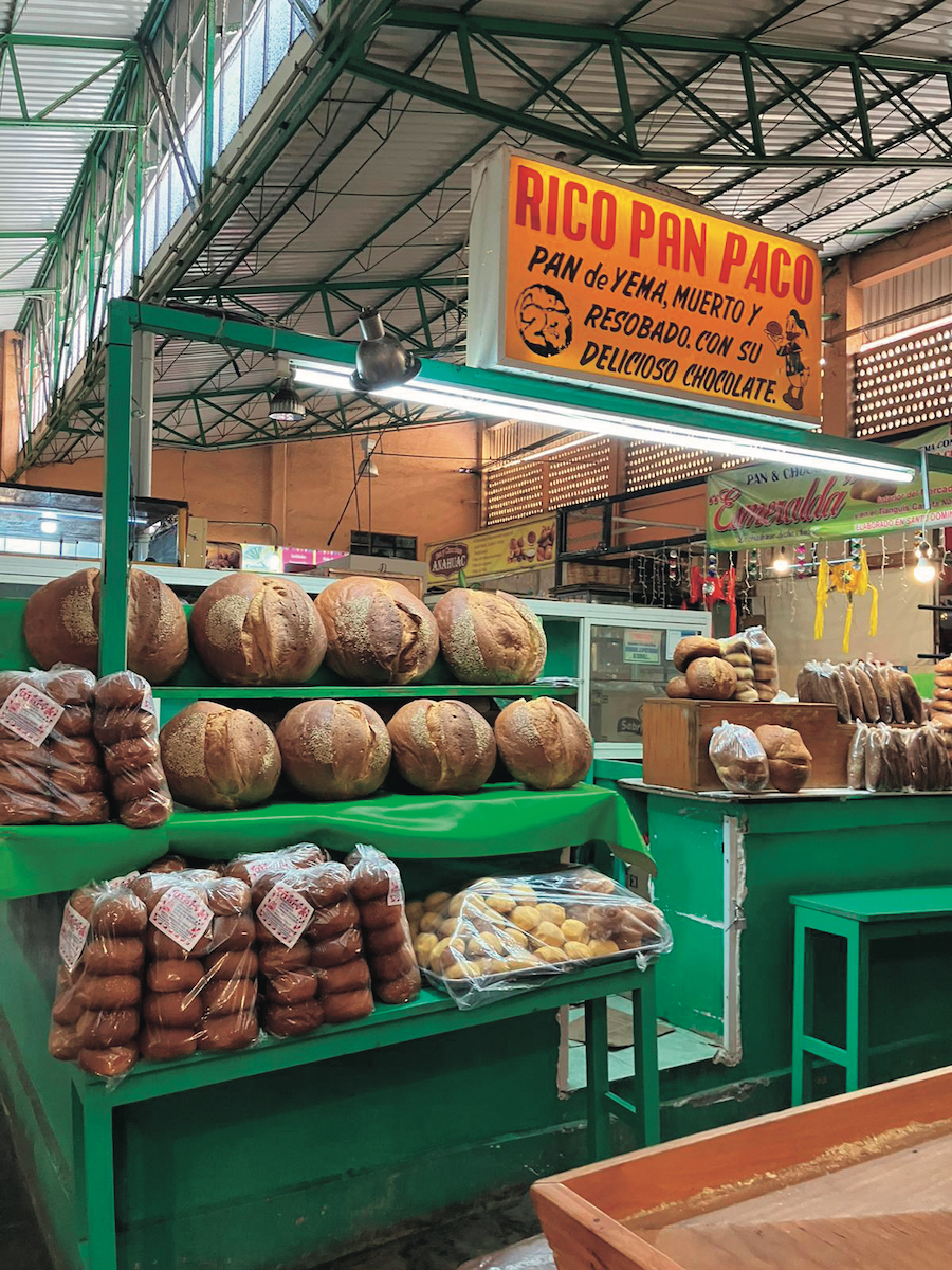 街や市場のパンもおいしいお店が多かったメキシコ。