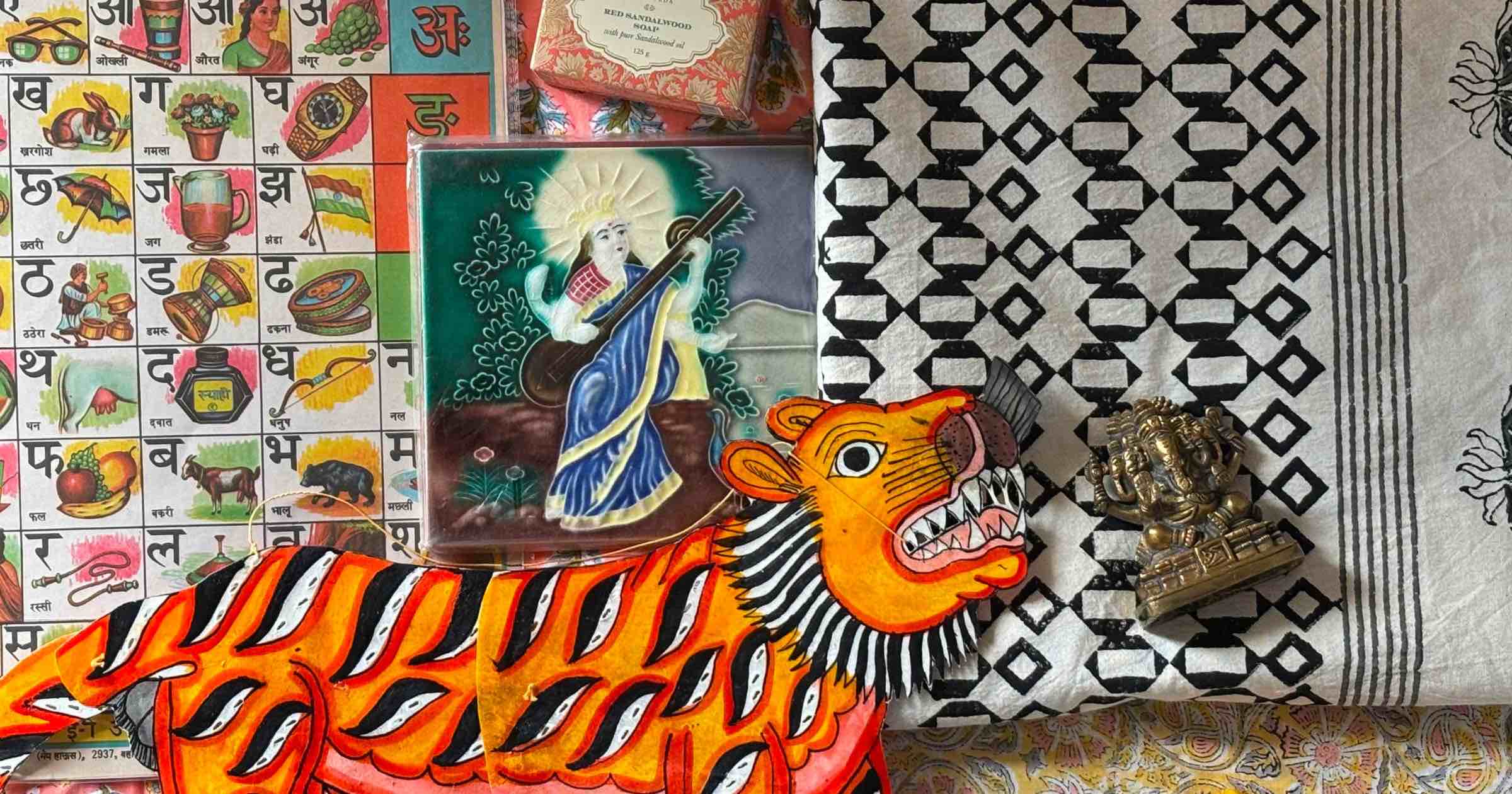 HERMES インドの豪華絢爛な人物、風景ヴィンテージ 通販