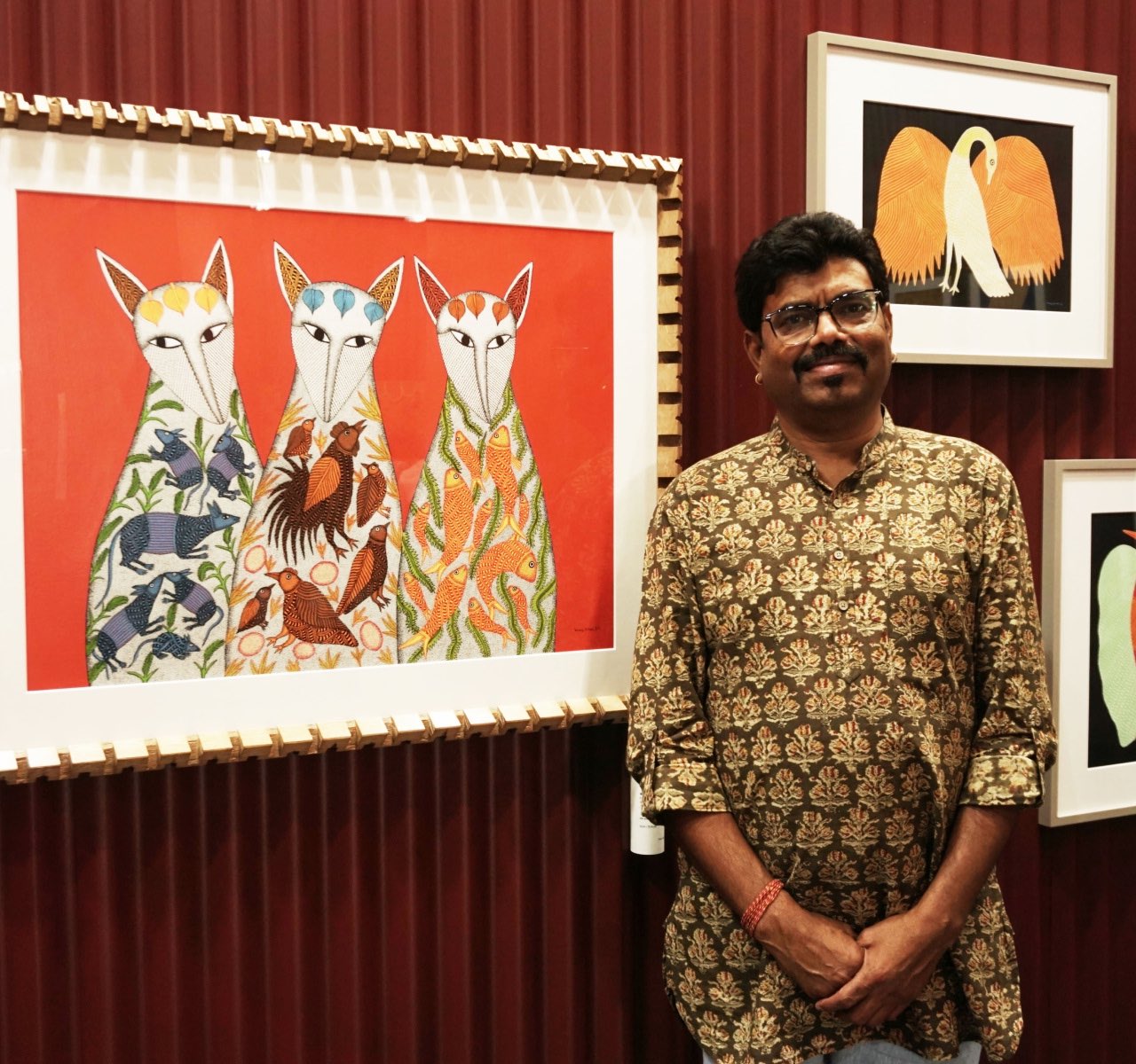 「Bhajju Shyam KYOTO 2025　いのち の かたち」
Interview バッジュ・シャーム
ゴンド・アートが描くもの
