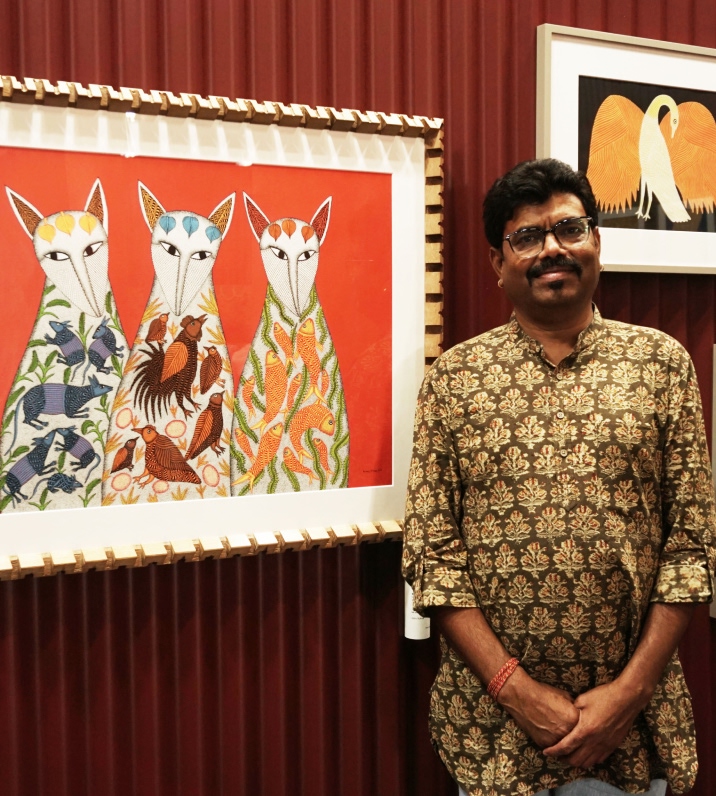 「Bhajju Shyam KYOTO 2025　いのち の かたち」
Interview バッジュ・シャーム
ゴンド・アートが描くもの
