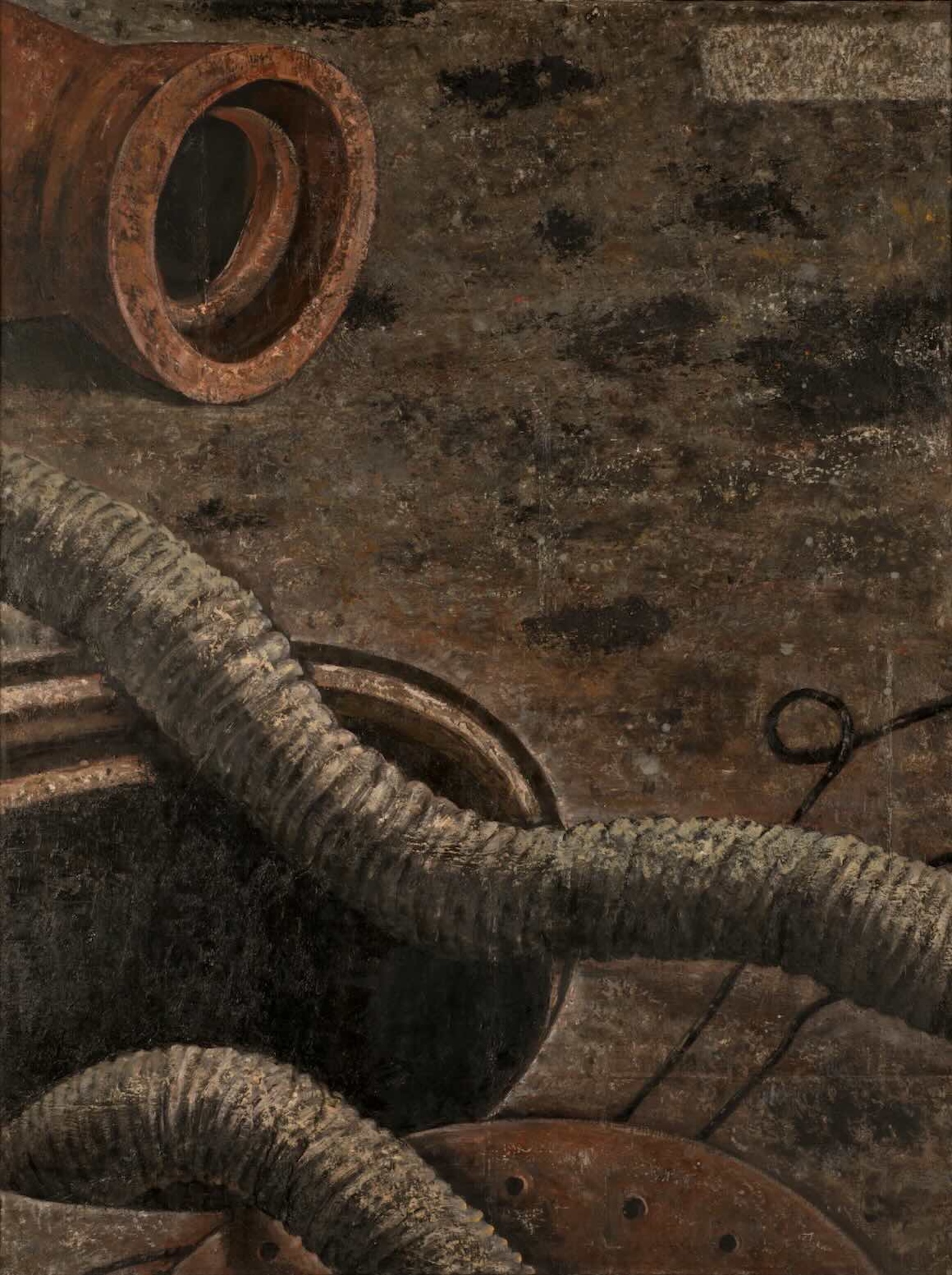 曺良奎《マンホールB》
1958年　油彩、カンヴァス　130×97.3cm
宮城県美術館蔵